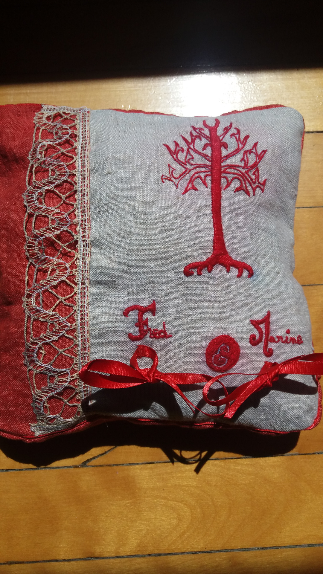 Coussin pour aliances 